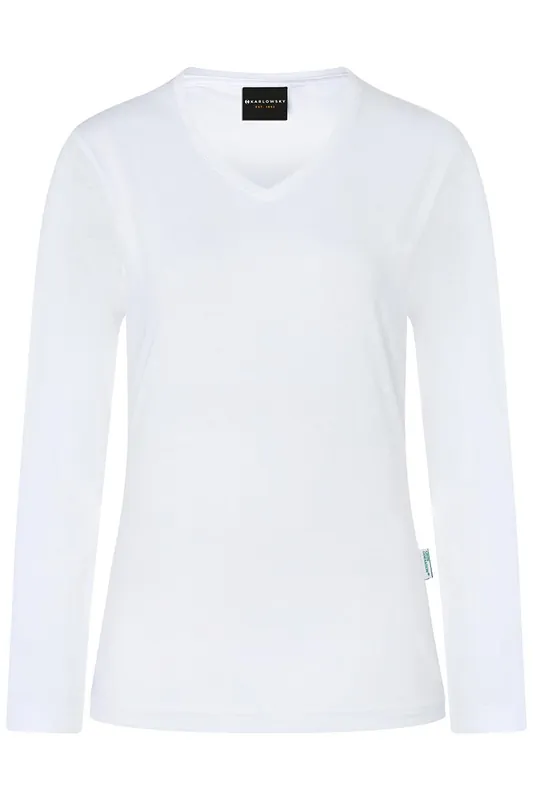 Premium Damesoverhemd Met Lange Mouwen, Casual Stijl - Wit - L