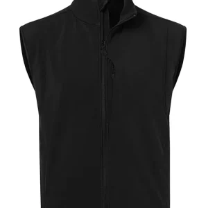 Beste Prijs Klassiek Softshell Vest Voor Heren - Zwart - 2XL
