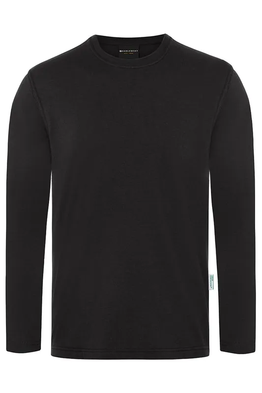 Herenoverhemd Met Lange Mouwen, Casual-Stijl, Gemaakt Van Duurzaam Materiaal - Zwart - L Snelle Levering