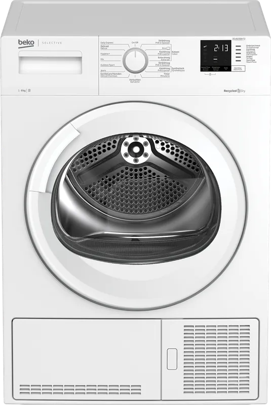 BEKO DCU8235BXT2 wasdroger Populair