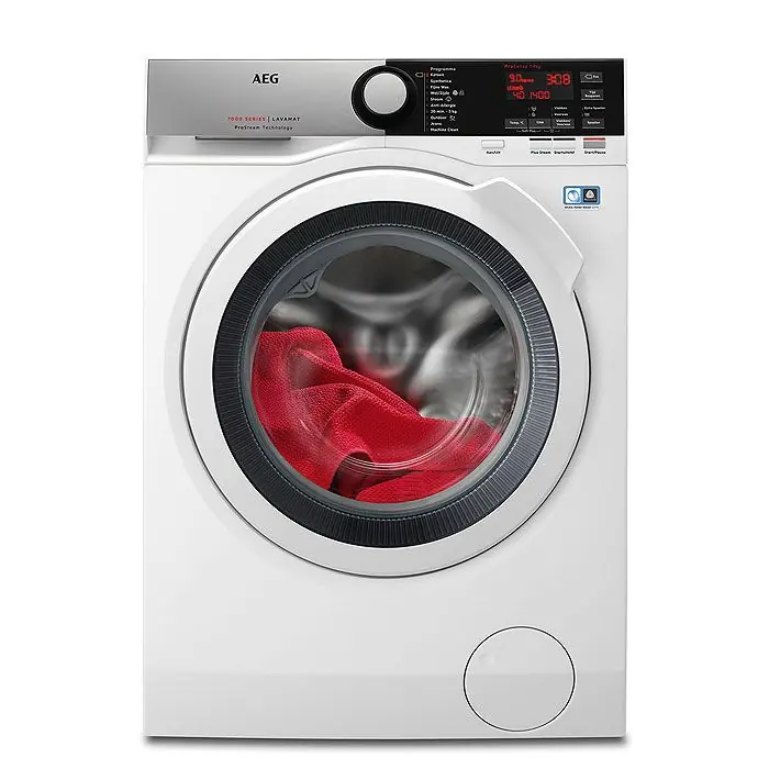 AEG L7FE96EW wasmachine Op = Op