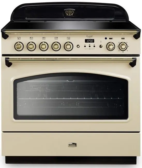 Populair Falcon CLAS90FXEICR/B-EU fornuis