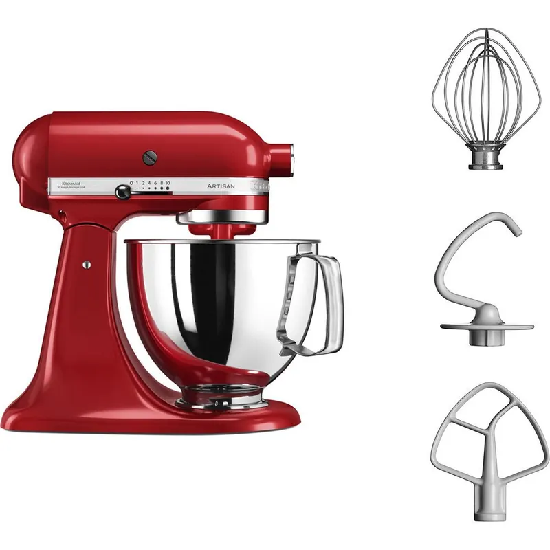 Hete Deal KitchenAid 5KSM125EER klein huishoudelijk
