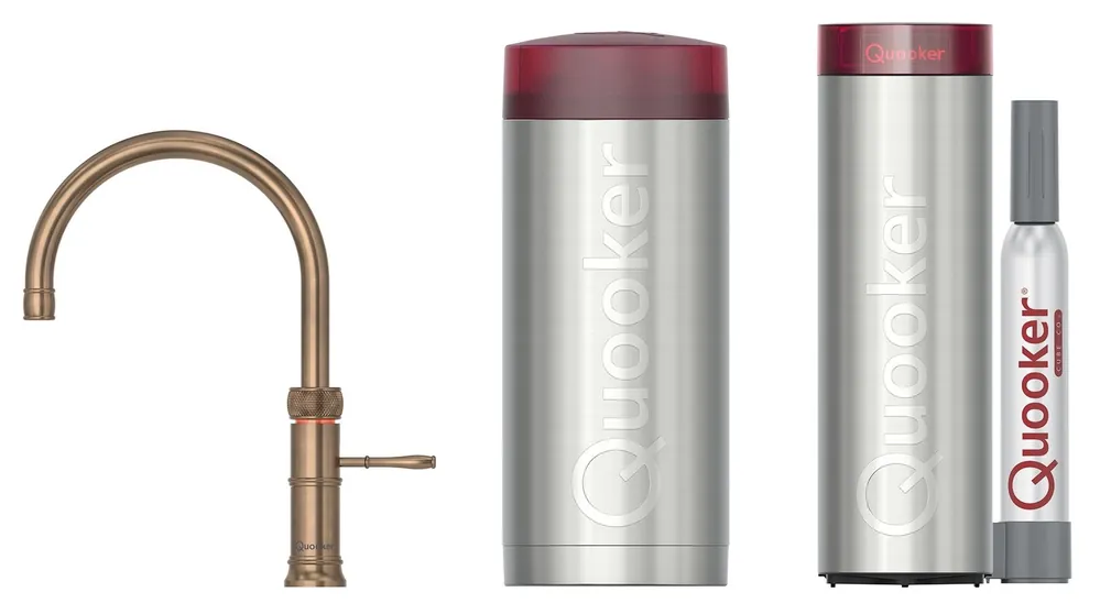 Gereduceerde Prijs Quooker 22CFRPTNCUBE kokendwaterkraan