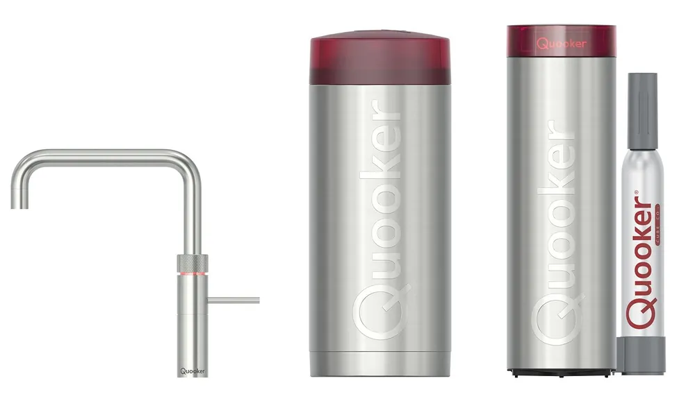 Laatste Versie Quooker 22FSRVSCUBE kokendwaterkraan