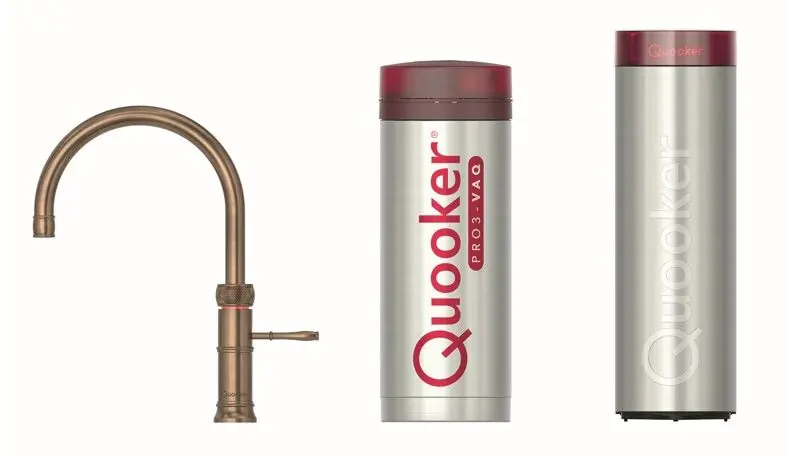 Premium Quooker 3CFRPTNCUBE kokendwaterkraan