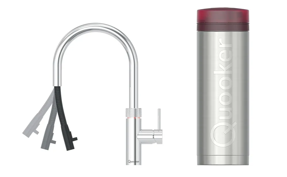 Quooker 3XCHR kokendwaterkraan Op = Op