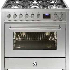 Populair Steel E9F6SS fornuis