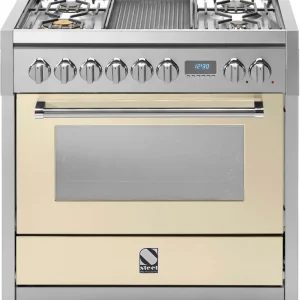 Steel G9F4BCR fornuis Gecertificeerd