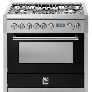 Steel G9F4MBA fornuis Gratis Retour