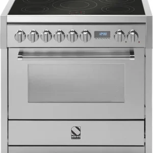 Superprijs Steel G9F5FISS fornuis